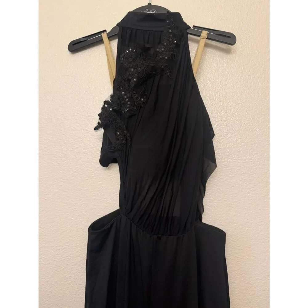 Revolution Tenth House dance costume black jumpsuit ELUSIVE TH23126 LA adult